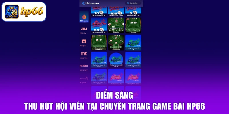 Game Bài HP66 1 Điểm sáng thu hút hội viên tại chuyên trang game bài HP66
