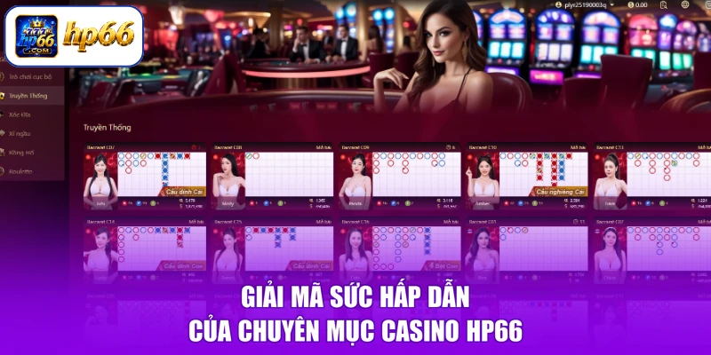 Casino HP66 1 Giải mã sức hấp dẫn của chuyên mục casino HP66
